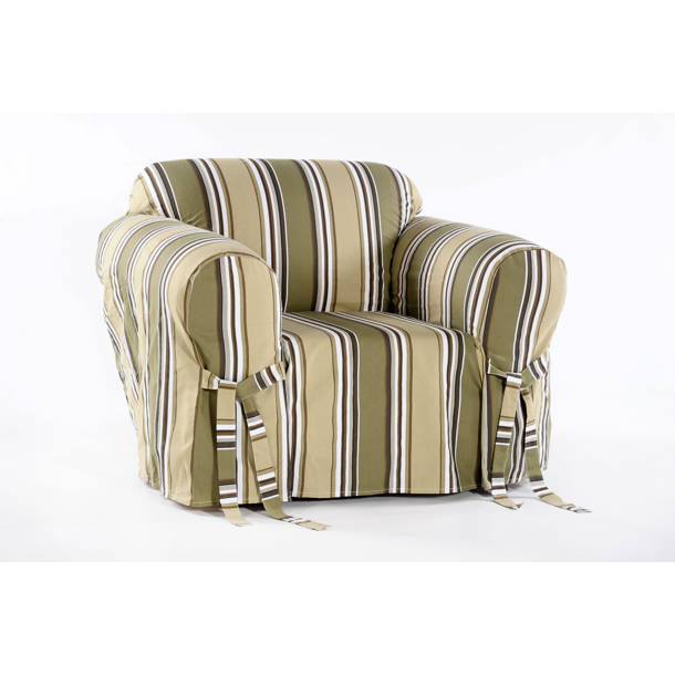 Mercer41 100 Cotton Box Cushion Armchair Slipcover & Reviews Wayfair